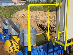 Отопление загородного дома газом